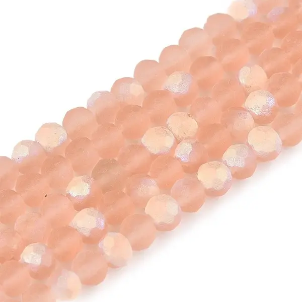 Transparent Glass Beads Strands