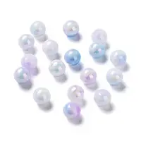 Two Tone Opaque Acrylic Beads