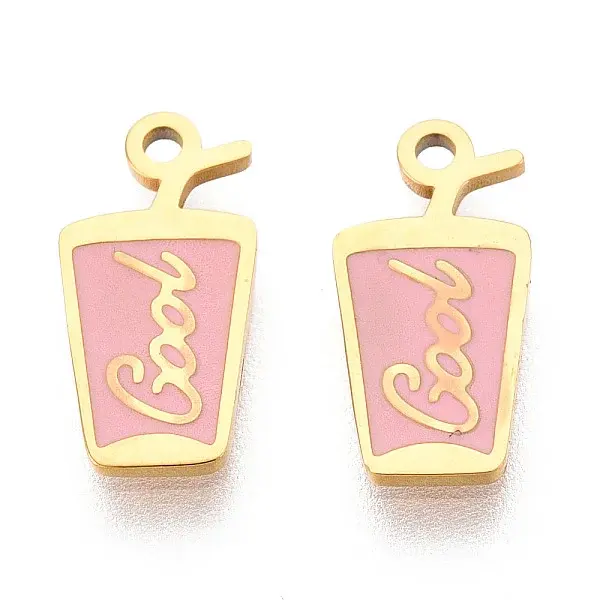 304 Stainless Steel Enamel Charms