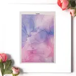 Polymer Clay Earrings Water Transfer Paper