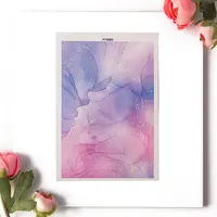 Polymer Clay Earrings Water Transfer Paper