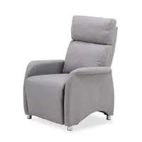 Polohovací křeslo, látka šedá, forest