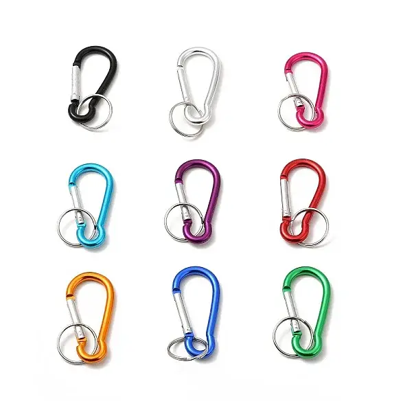 Aluminum Oval Carabiner Keychain