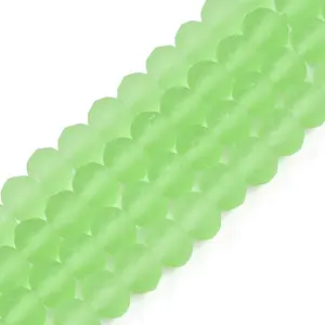 Transparent Glass Beads Strands