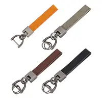 4 Sets 4 Colors Microfiber Leather Keychain