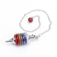 Mixed Stone Coil Dowsing Pendulums