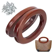 Oval Wood Bag Handle Eyelet Frames