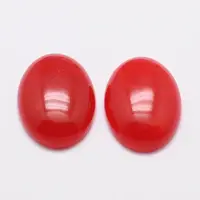 Dyed Oval Natural Jade Cabochons