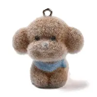 Flocky Resin Pendants