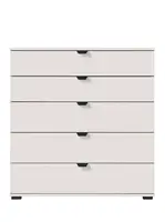 Široká komoda rango - bílá