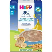 Hipp BIO mléčná kaše na dobrou noc s banánem a suchary mléčná kaše 250 g