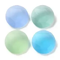 Frosted Glass Rhinestone Cabochons