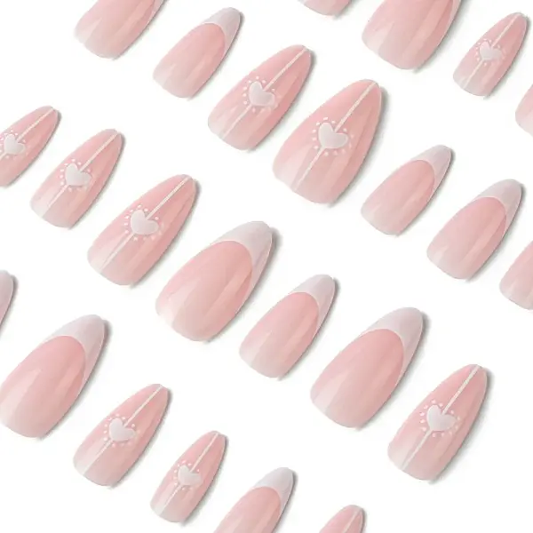 ABS Plastic Full Cover Press On False Nails