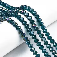 Electroplate Glass Beads Strands