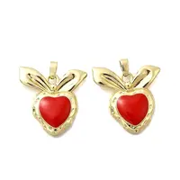 Brass Enamel Pendants