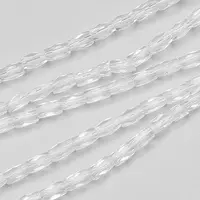 Transparent Glass Beads Strands