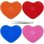 4Pcs 4 Colors Silicone Hot Resistant Cup Mats