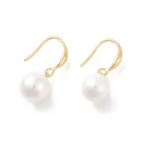 Shell Pearl Dangle Earrings