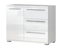 Kombinovaná komoda tiana - bílá