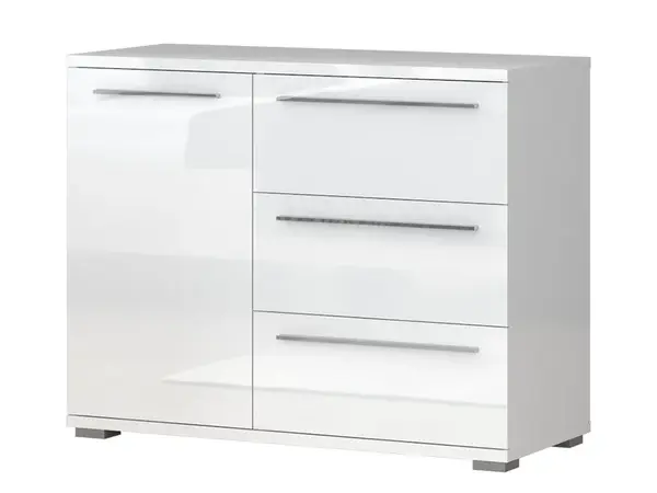 Kombinovaná komoda tiana - bílá