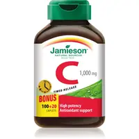Jamieson C 1000 mg Timed release tablety na podporu imunitného systému, pre krásnu pleť a nechty 120 tbl