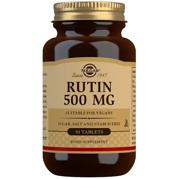 Solgar Rutin 500 mg tablety na podporu krvného obehu a kognitívnych funkcií 50 tbl