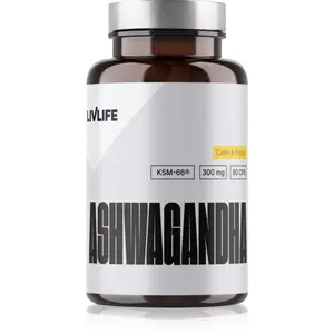 LivLife Ashwagandha KSM-66® kapsuly pre psychickú pohodu 90 cps