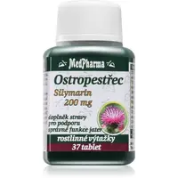 MedPharma Pestrec silymarin 200 mg tablety na podporu funkcie pečene 37 tbl