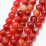 Natural Striped Agate/Banded Agate Bead Strands