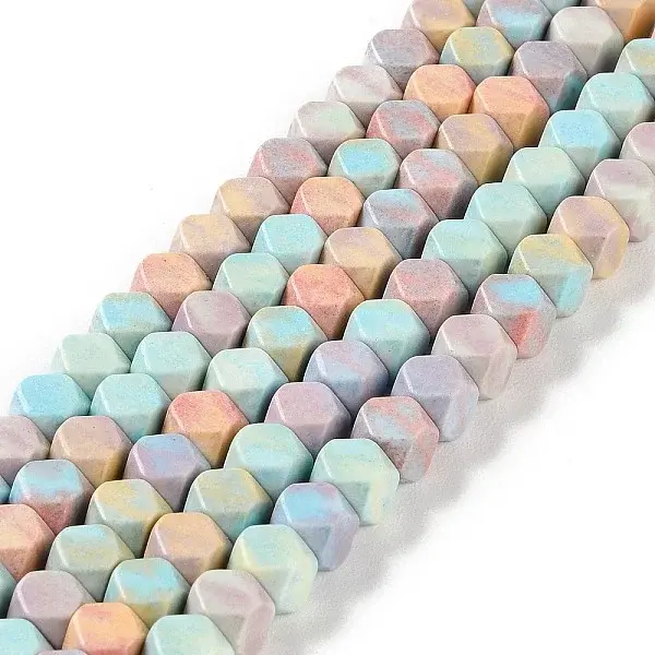 Natural Rainbow Alashan Agate Beads Strands