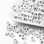 Letter Acrylic European Large Hole Beads