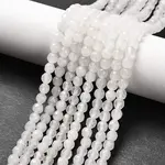 Natural White Jade Bead Strands