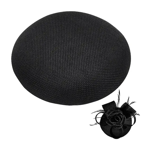 Linen Cloth Mini Hat Fascinator Base