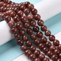 Natural Mashan Jade Round Beads Strands
