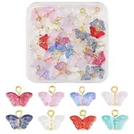 50Pcs Glass Pendants