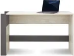 Psací stůl mateo - dub/bílá/šedá