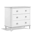 Zásuvková komoda hippo - bílá/šedá