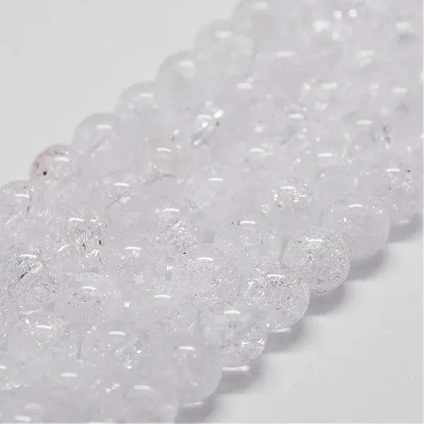 Natural Crackle Quartz Beads Strands