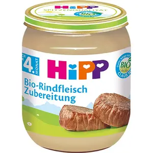 Hipp BIO hovězí maso dětský příkrm 125 g
