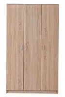 Třídveřová šatní skříň nerea - dub sonoma