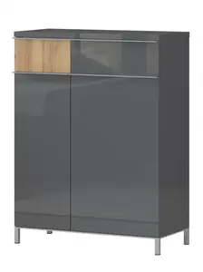 Předsíňová skříňka orfea - šedá/ořech pacific