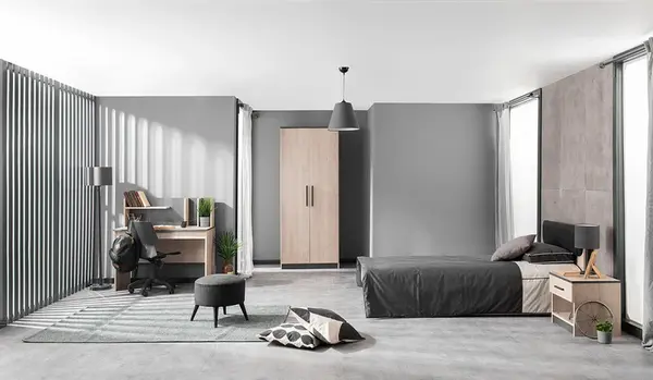 Malý studentský pokoj i colin - dub kestína/šedá