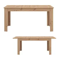 Rozkládací jídelní stůl cordelia - dub artisan