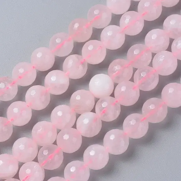 Natural Rose Quartz Beads Strands