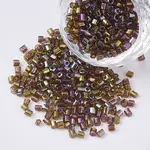 8/0 Two Cut Glass Seed Beads