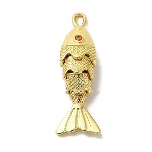 Brass Micro Pave Cubic Zirconia Pendants