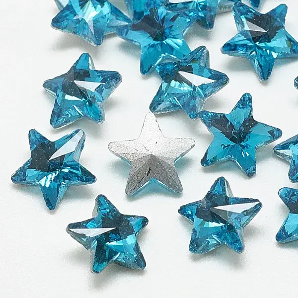 Pointed Back Glass Rhinestone Cabochons
