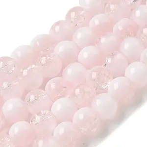 Crackle Glass Beads Strands