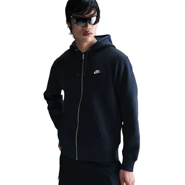 Nike Club Mens Full-Zip Fleece Hoodie S