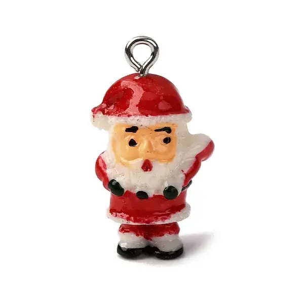 Christmas Opaque Resin Pendants